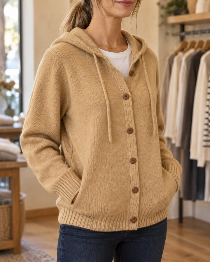 Nyla | Hooded Knit Cardigan