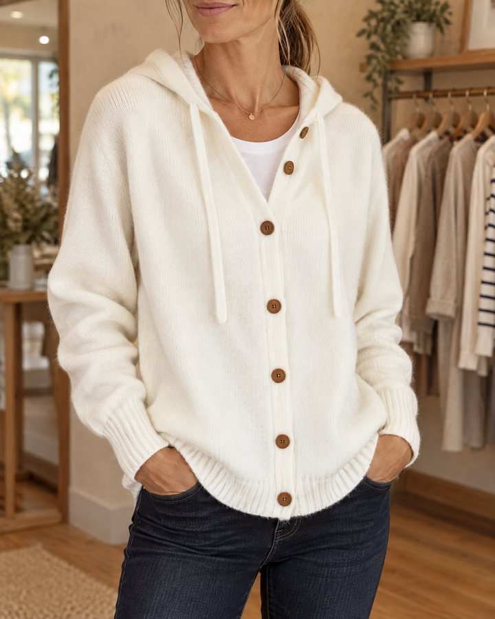 Nyla | Hooded Knit Cardigan