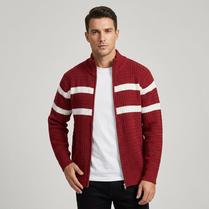Iris | Textured Cable Knit Cardigan