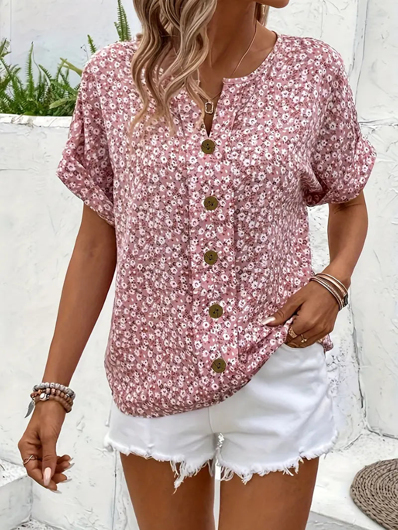 Women's Floral Print Blouse