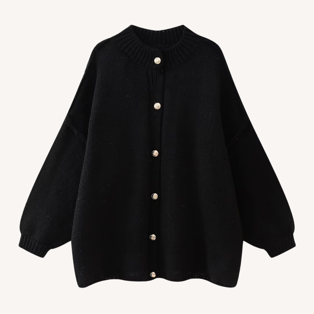 Penelope | Round Neck Knitted Cardigan
