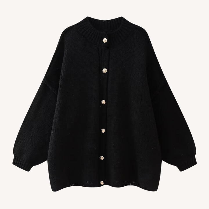 Penelope | Round Neck Knitted Cardigan