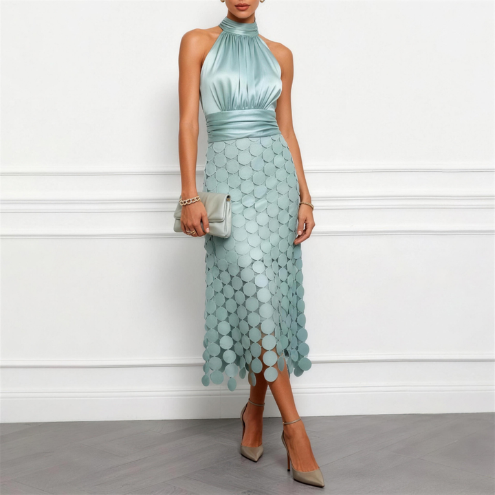Celine | Elegant Midi Dress for Ceremonies