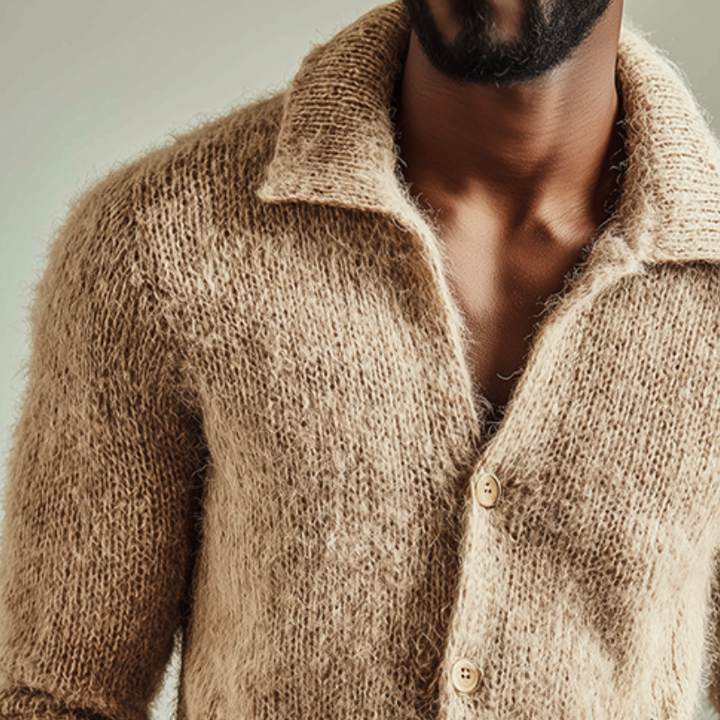 Gemma | Textured Collared Cardigan