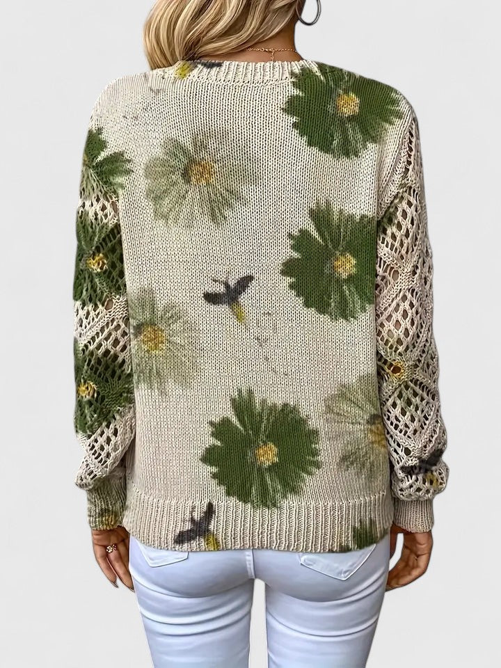 Aurelia | Elegant Floral Sweater