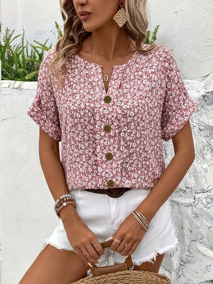Women's Floral Print Blouse