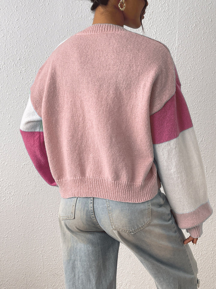 Adelaide | Color-Block Cardigan