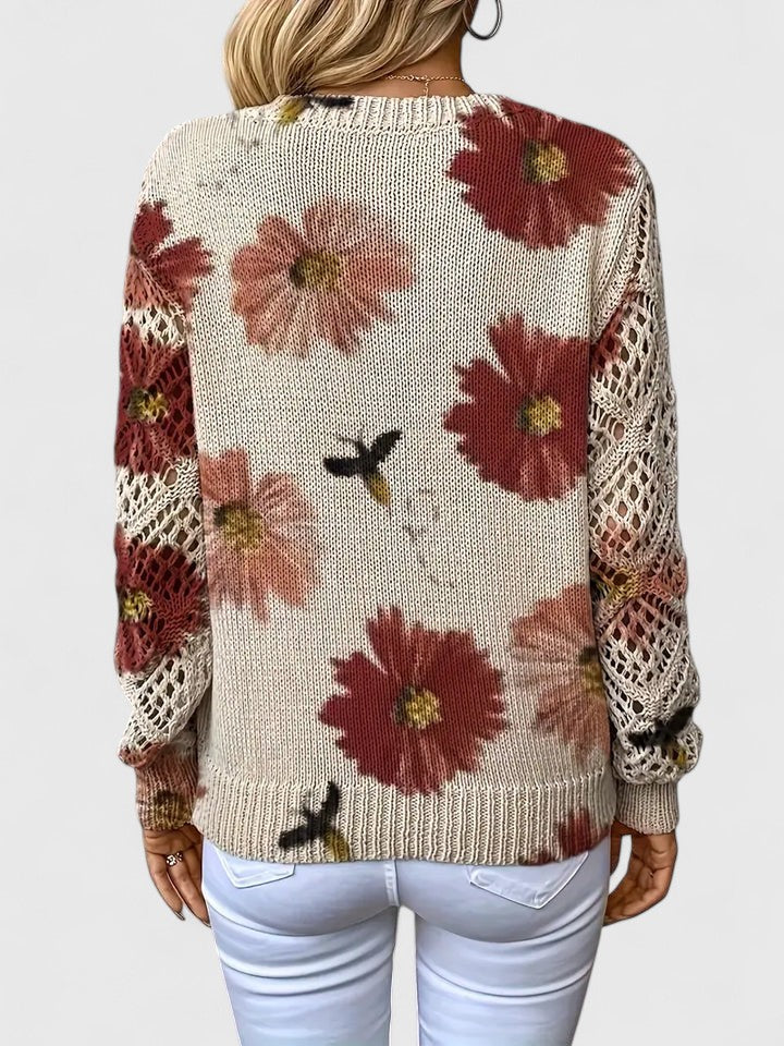 Aurelia | Elegant Floral Sweater