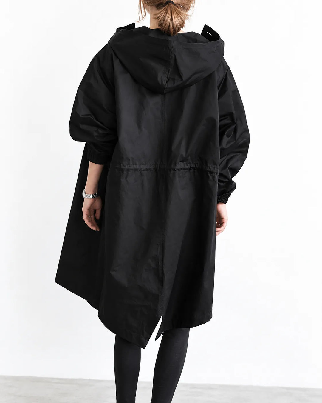 Maisie | Oversized Hooded Button-Front Coat