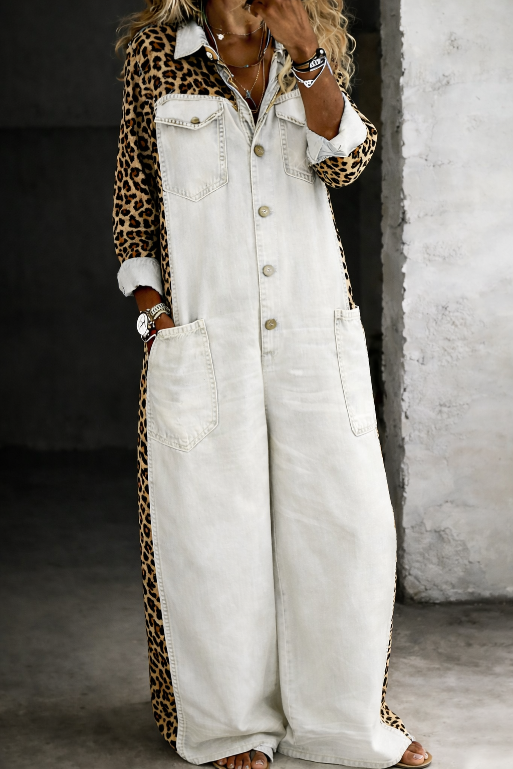 Gwendolyn | One-Piece Shirt Jumpsuit