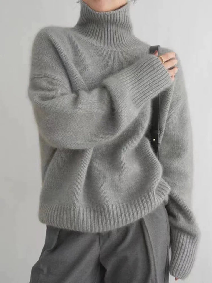 Dora | Roll Neck Cashmere Sweater