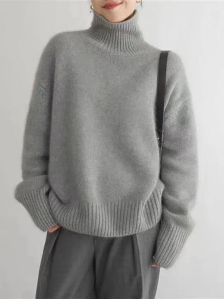 Dora | Roll Neck Cashmere Sweater