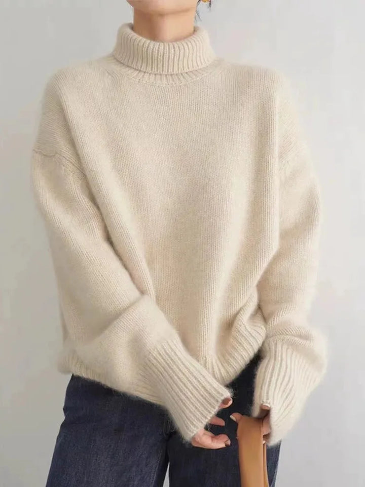 Dora | Roll Neck Cashmere Sweater
