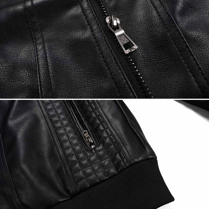 Men’s Hooded Zip Bomber Jacket