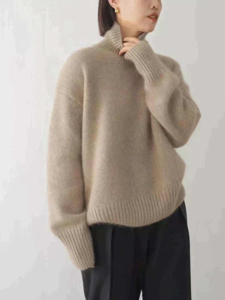 Dora | Roll Neck Cashmere Sweater