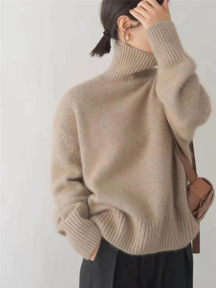 Dora | Roll Neck Cashmere Sweater