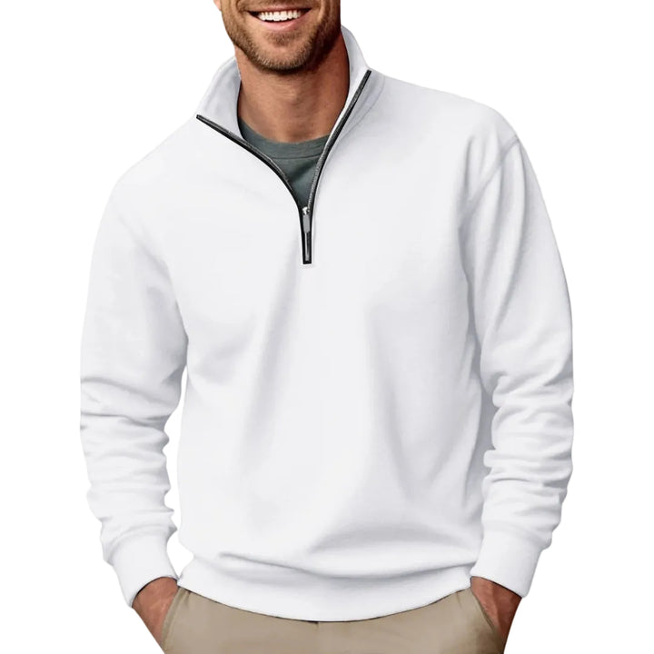 Men’s Quarter Zip Pullover Sweater