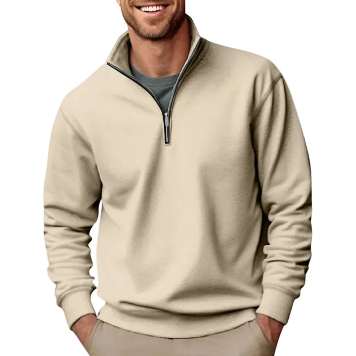 Men’s Quarter Zip Pullover Sweater