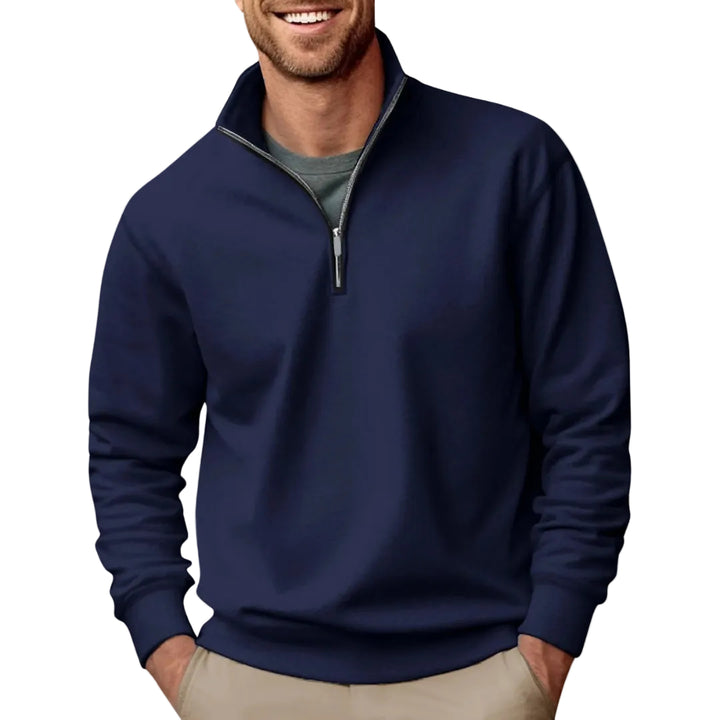 Men’s Quarter Zip Pullover Sweater