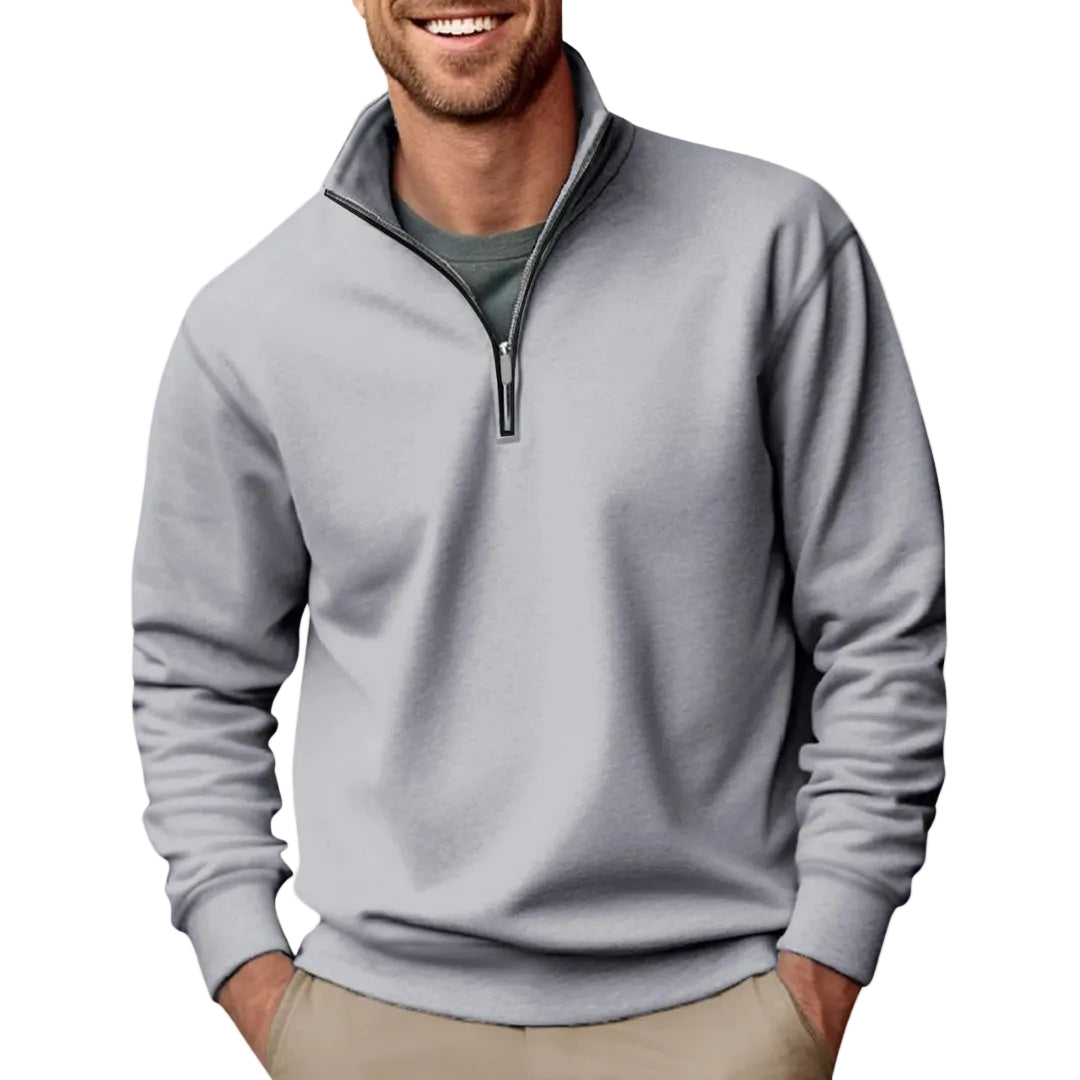 Men’s Quarter Zip Pullover Sweater