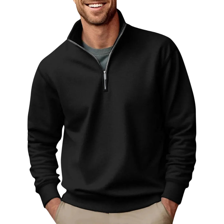 Men’s Quarter Zip Pullover Sweater