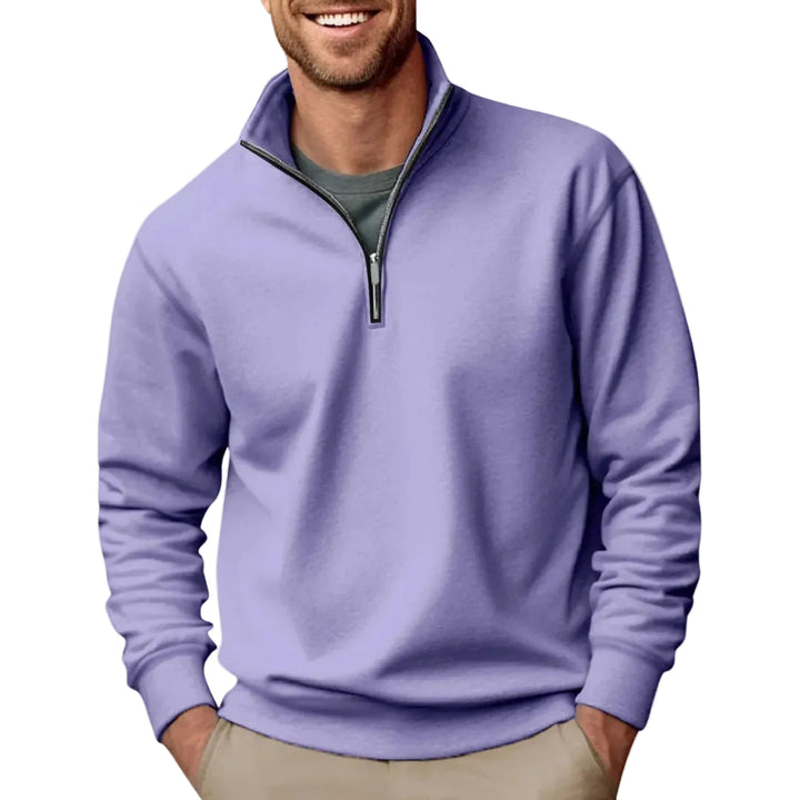 Men’s Quarter Zip Pullover Sweater