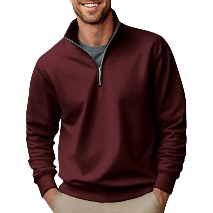 Men’s Quarter Zip Pullover Sweater