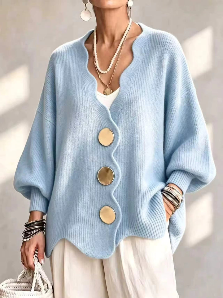 Madison | Loose Button Knit Cardigan