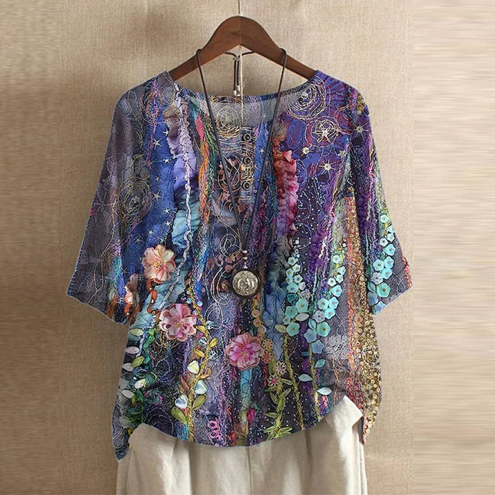 Anya | Floral Oversized Blouse for Women