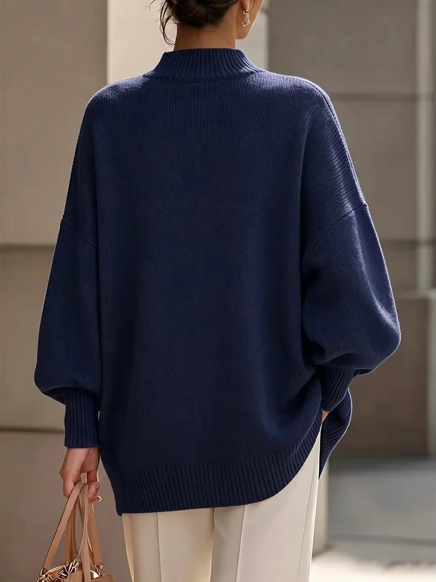 Amelia | Button Detail Knit Sweater