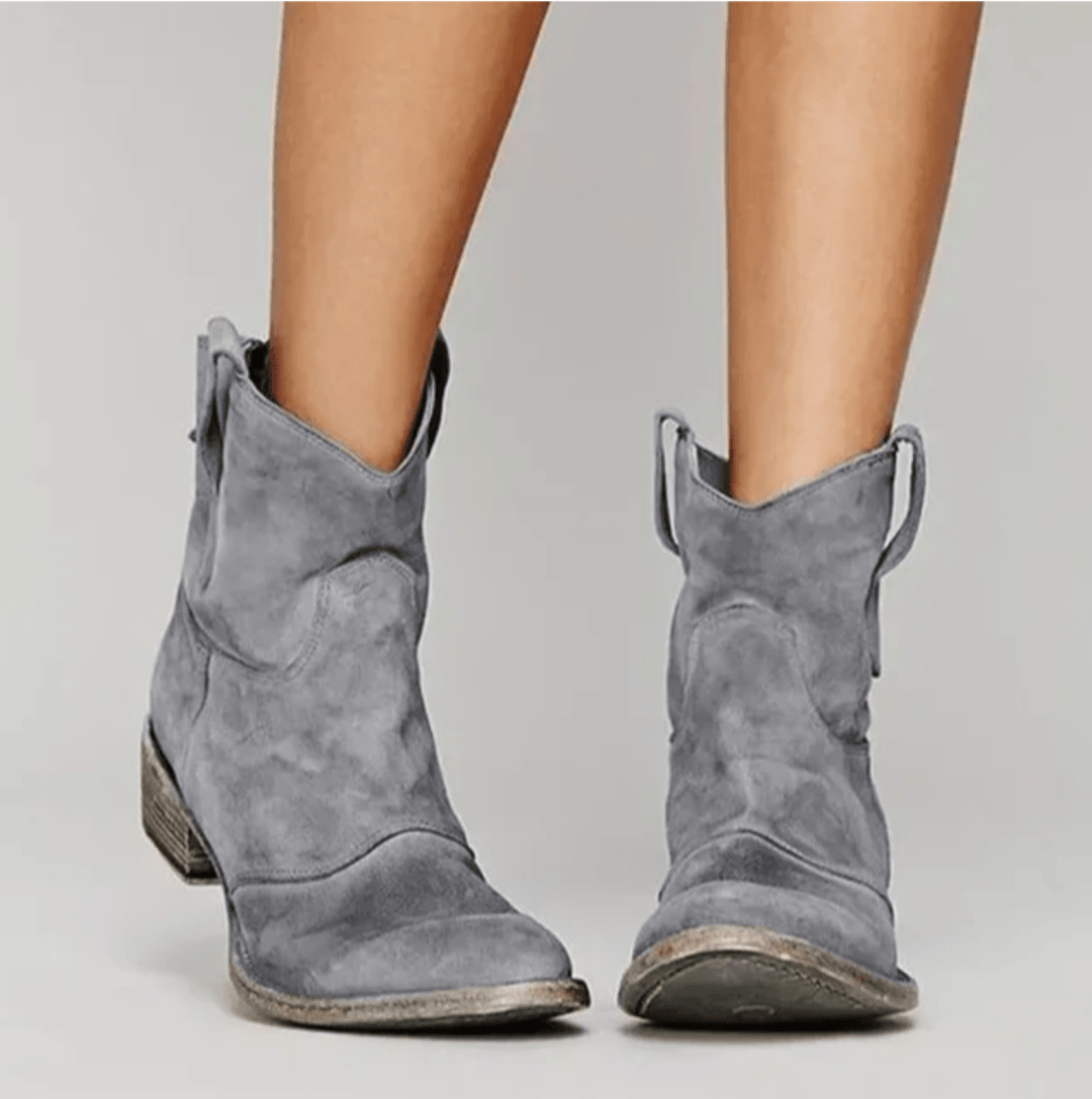 Charlotte | Orthopedic Suede and Cotton Ankle Boot