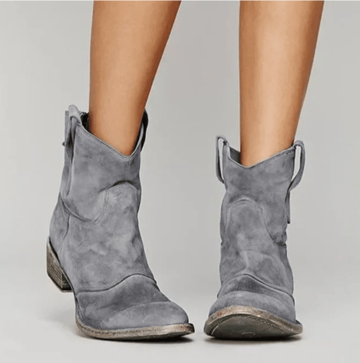 Charlotte | Orthopedic Suede and Cotton Ankle Boot