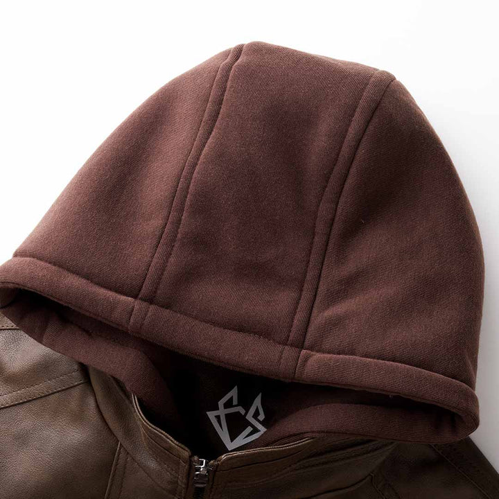 Men’s Hooded Zip Bomber Jacket