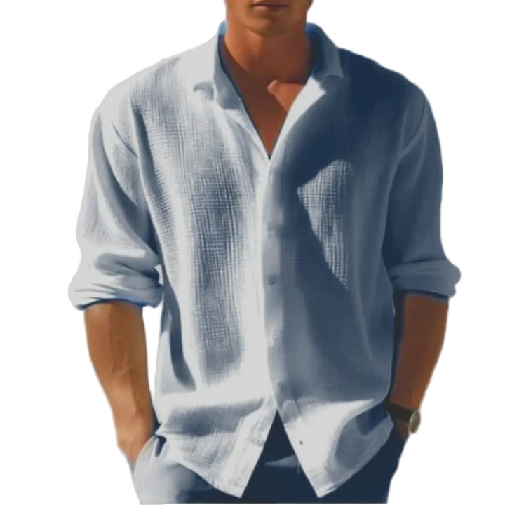 Men’s Button Down Shirt Lapel Collar