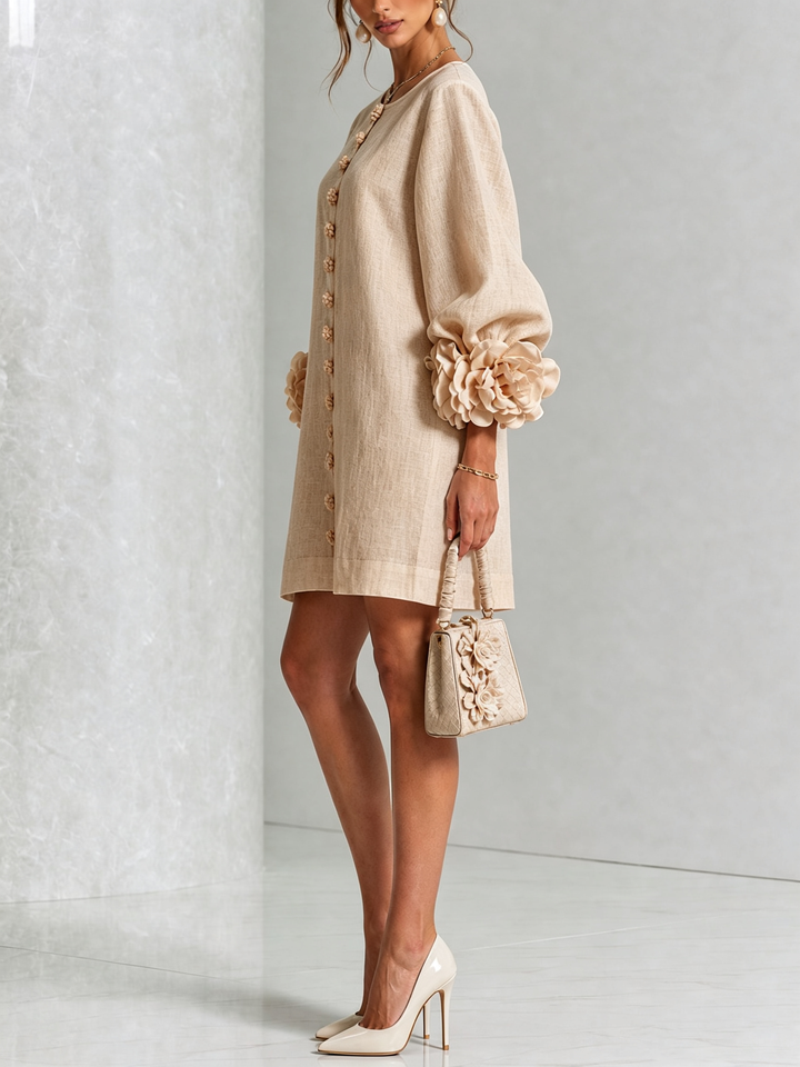 Felicity | Floral Button-Down Mini Dress