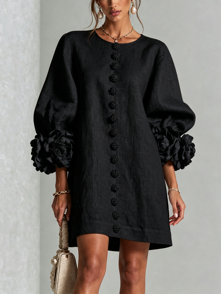 Felicity | Floral Button-Down Mini Dress