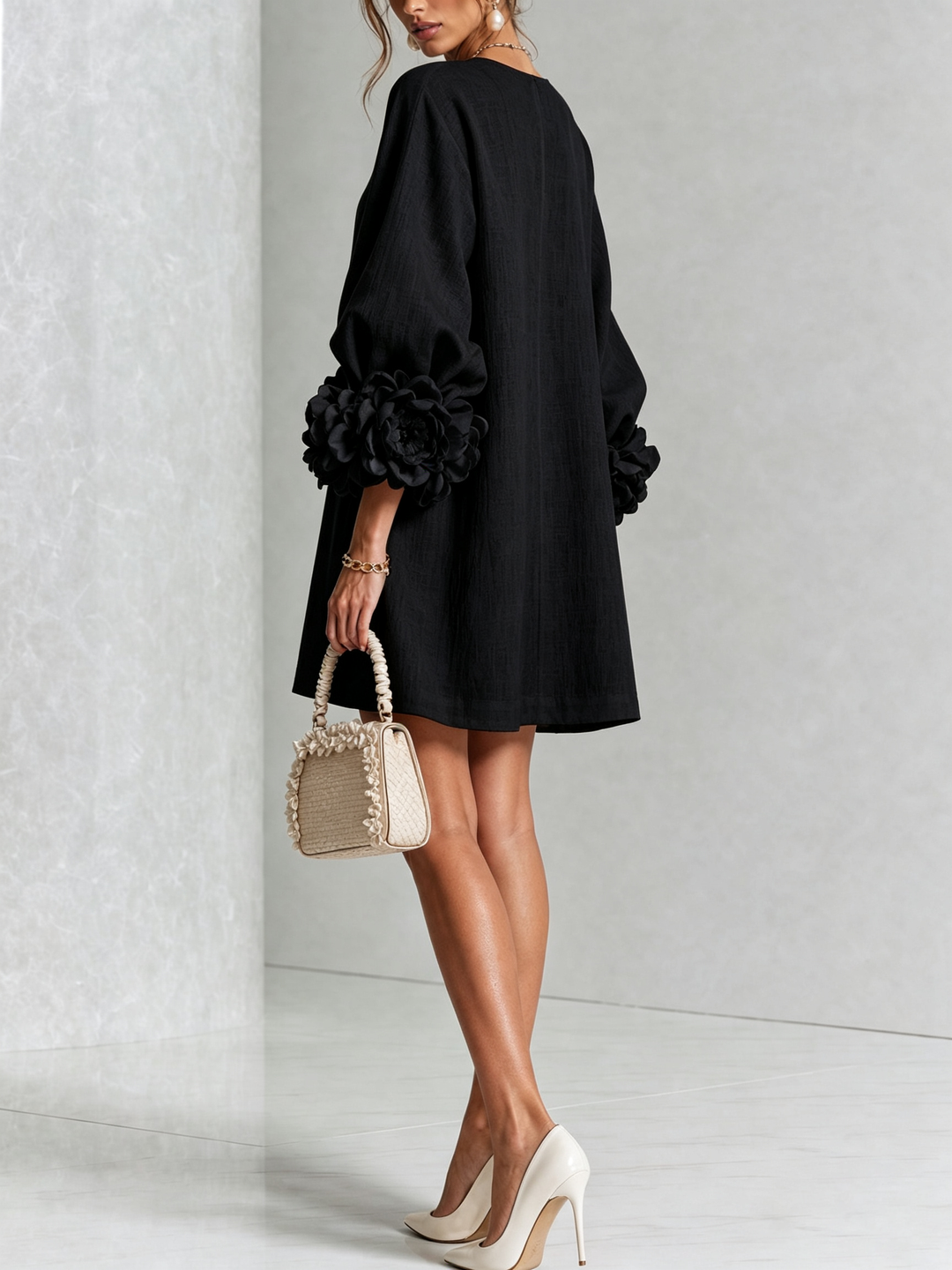 Felicity | Floral Button-Down Mini Dress