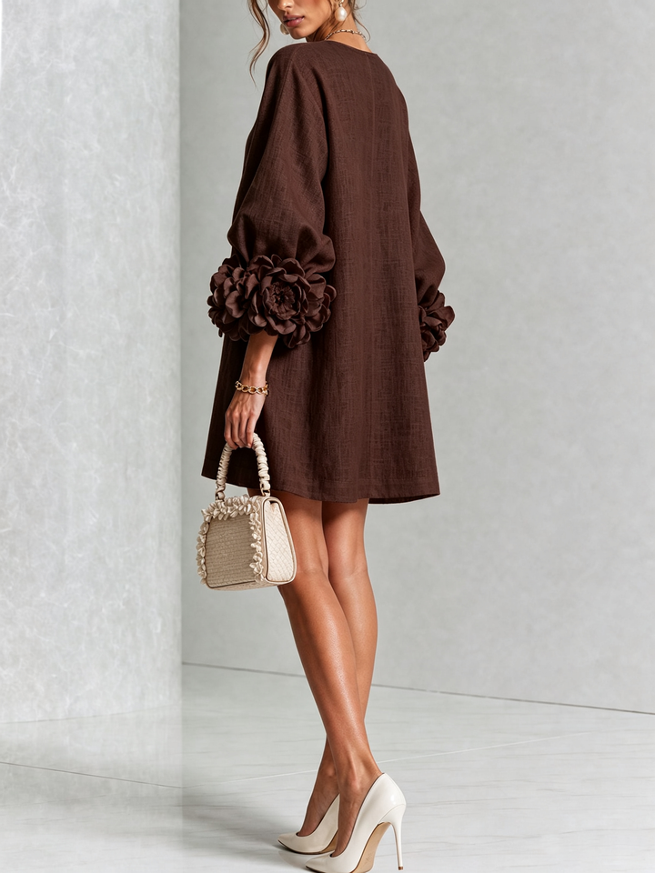 Felicity | Floral Button-Down Mini Dress