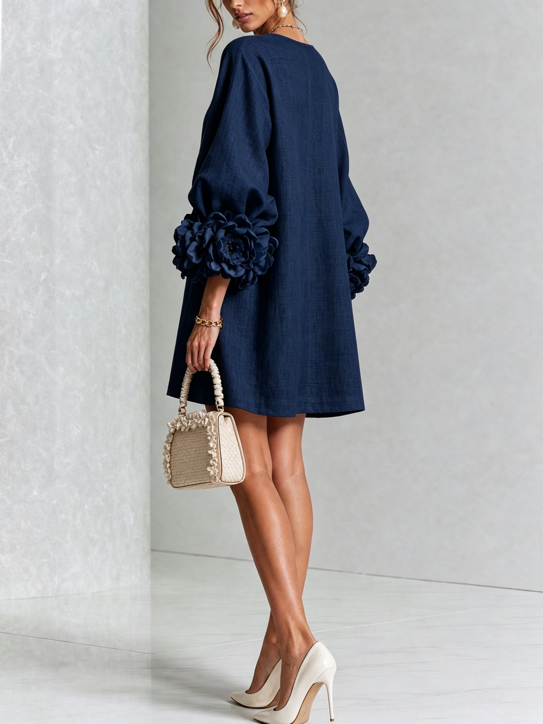 Felicity | Floral Button-Down Mini Dress
