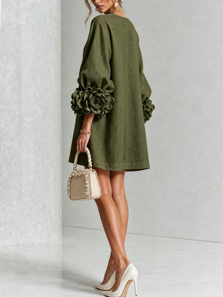 Felicity | Floral Button-Down Mini Dress