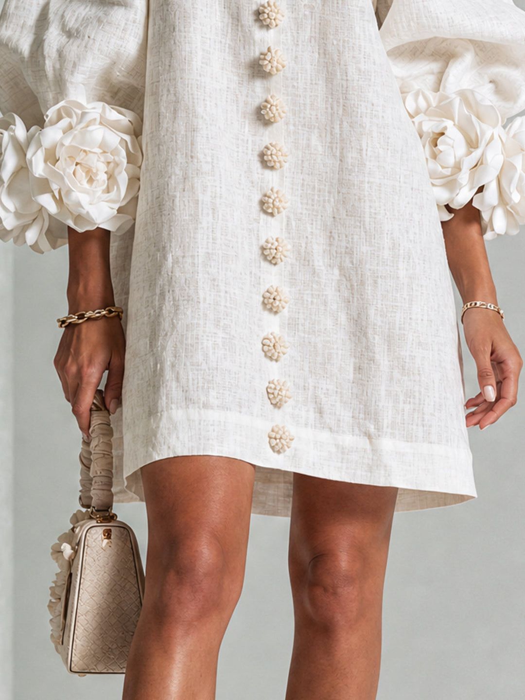 Felicity | Floral Button-Down Mini Dress