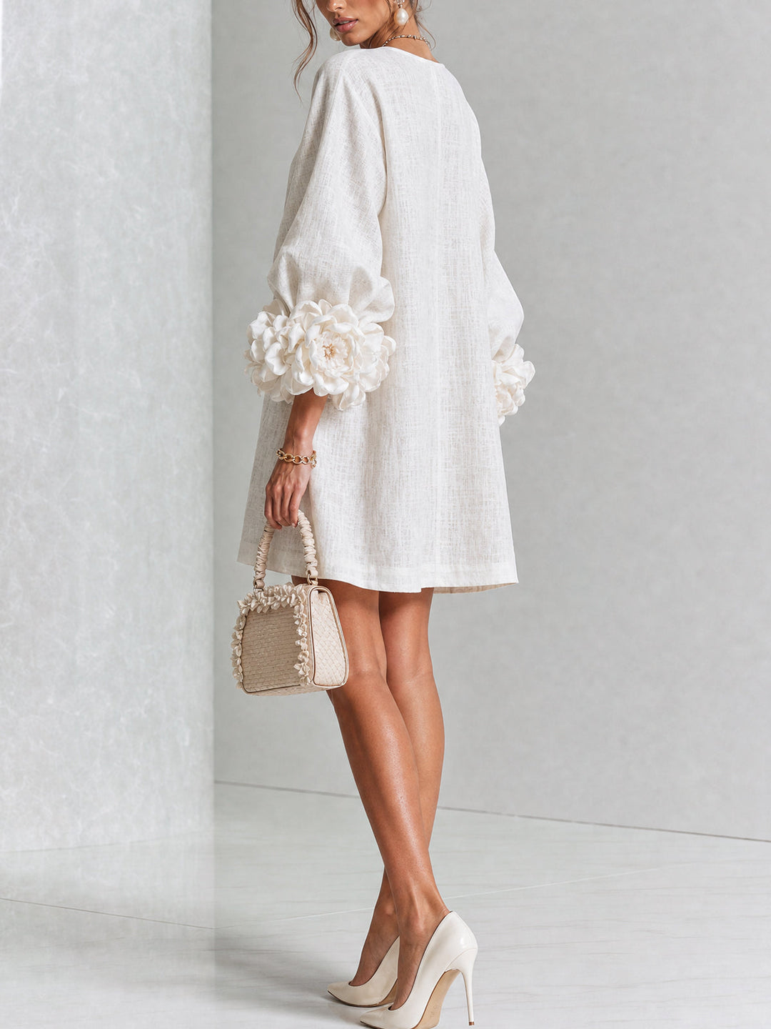 Felicity | Floral Button-Down Mini Dress
