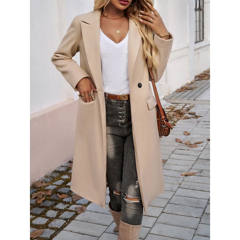 Armelle | Longline Tailored Blazer Coat for Women