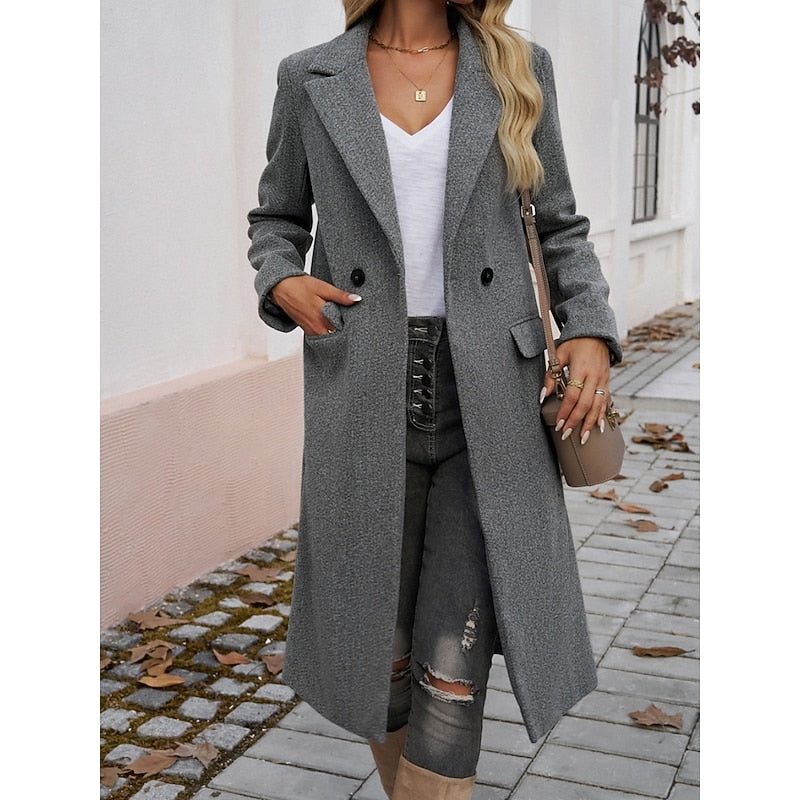 Armelle | Longline Tailored Blazer Coat for Women