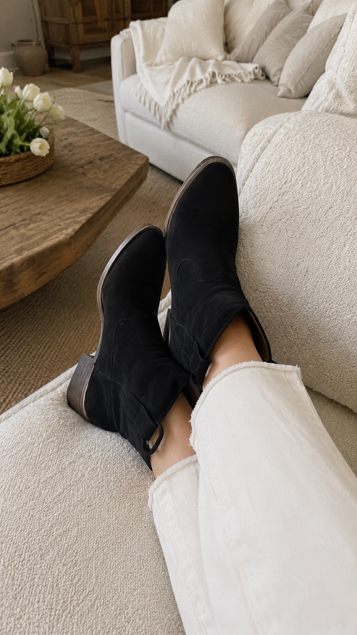 Charlotte | Orthopedic Suede and Cotton Ankle Boot