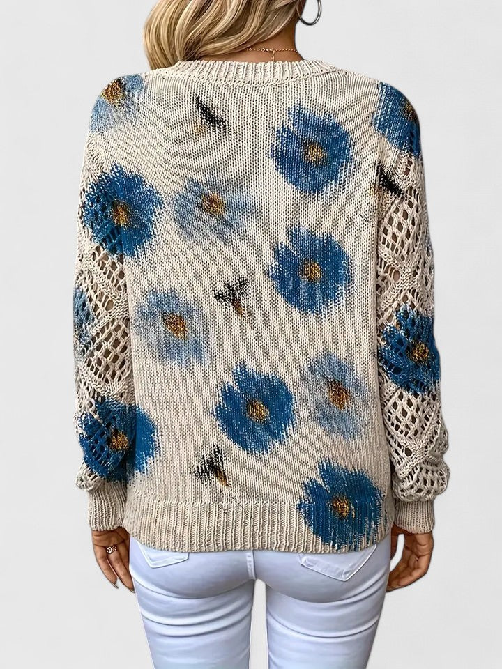 Aurelia | Elegant Floral Sweater