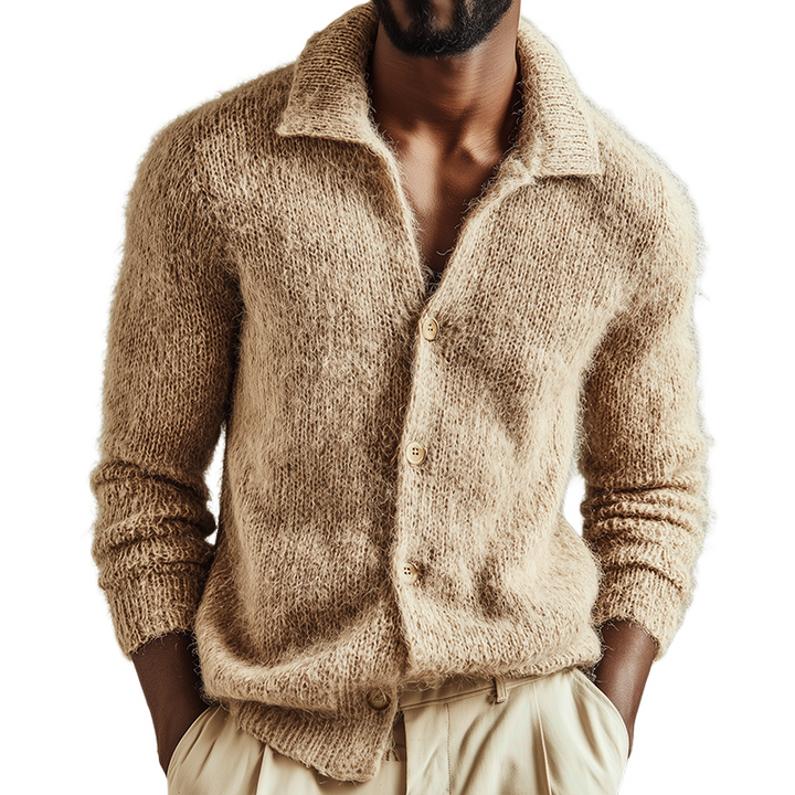 Gemma | Textured Collared Cardigan