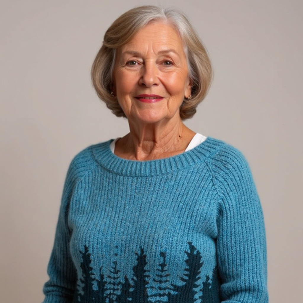 Ruth | Pine Forest Knit Sweater