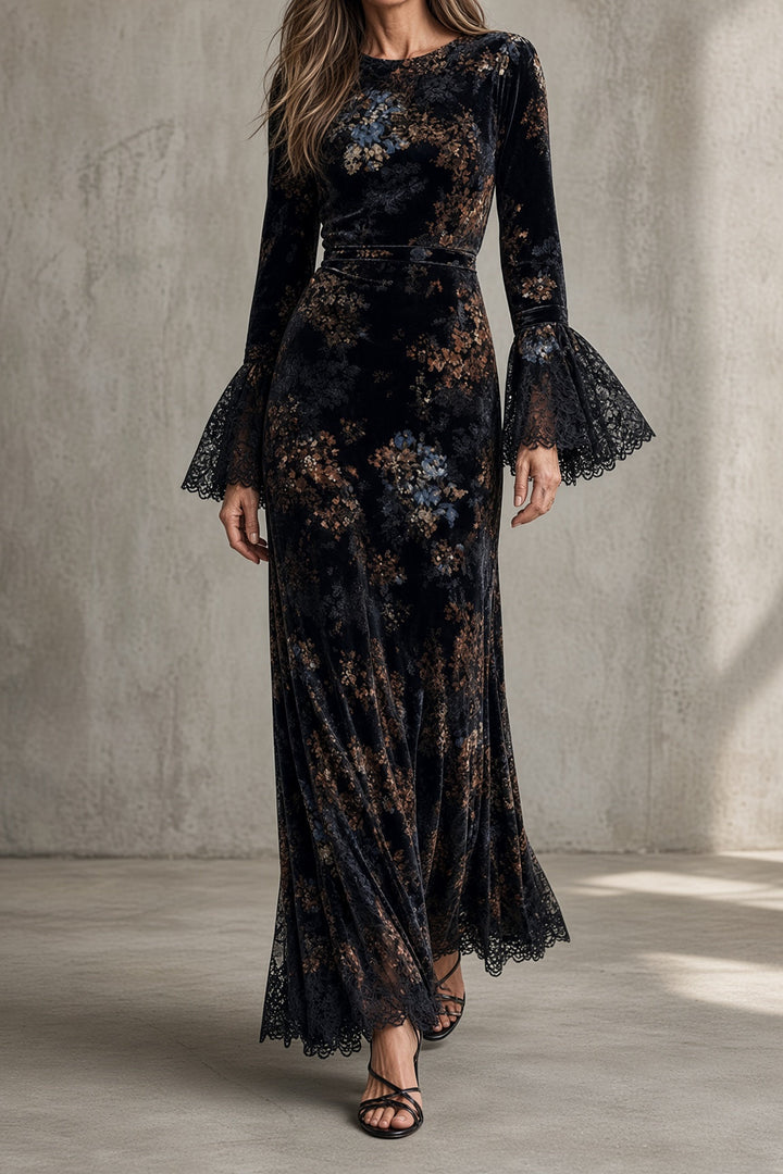 Luna | Velvet Dress