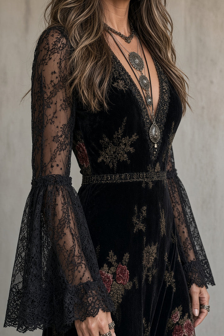 Natalie | Velvet Dress